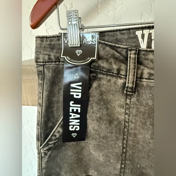 VIP Jeans|Women’s Dark Gray Olive Cargo Pants,deep pockets•••Size 13/31–NWT - Picture 7 of 14